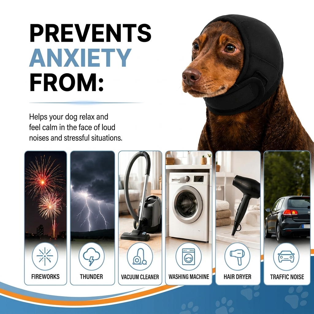 Woof Rest Noise Cancelling Ear Wrap